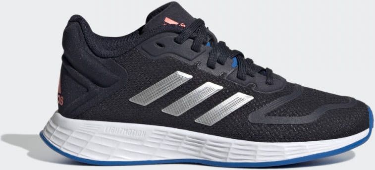 Adidas Performance Duramo 10 hardloopschoenen donkerblauw/zilver metallic/kobaltblauw kids