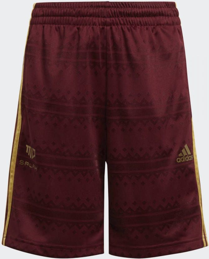 adidas Trainingsshorts Mo Salah Bordeaux/Goud Kinderen
