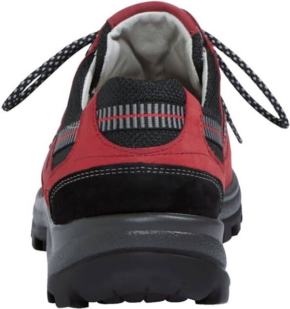 Waldläufer Wandelschoen van een harmonieuze materialenmix Rood