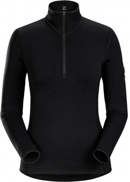 Arcteryx Arc'teryx Women's Rho Heavyweight Zip Neck Fleecetrui, zwart