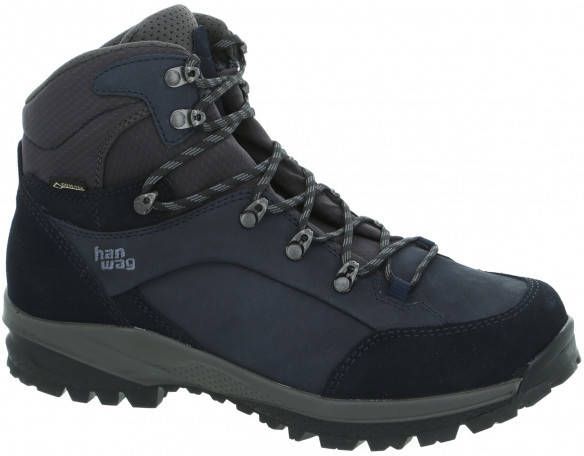Hanwag Women's Banks StraightFit Extra GTX Wandelschoenen zwart/blauw