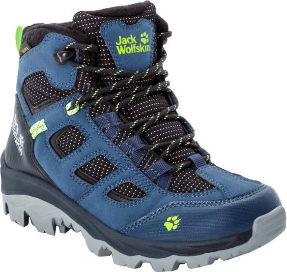 Jack Wolfskin Kid's Vojo Texapore Mid Wandelschoenen blauw