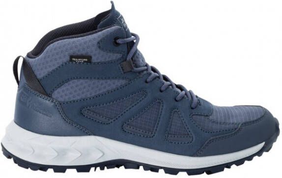 Jack Wolfskin Women's Woodland 2 Texapore Mid Wandelschoenen blauw