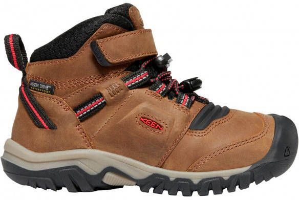 Keen Kid's Ridge Flex Mid WP Wandelschoenen, bruin