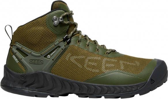 Keen NXIS Evo Mid WP Wandelschoenen olijfgroen/zwart