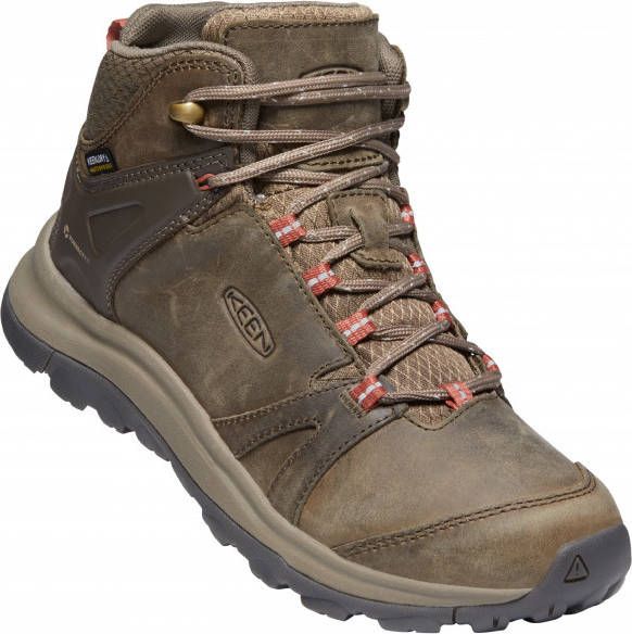 Keen Women's Terradora II Leather Mid WP Wandelschoenen bruin