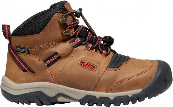 Keen Youth Ridge Flex Mid WP Wandelschoenen bruin