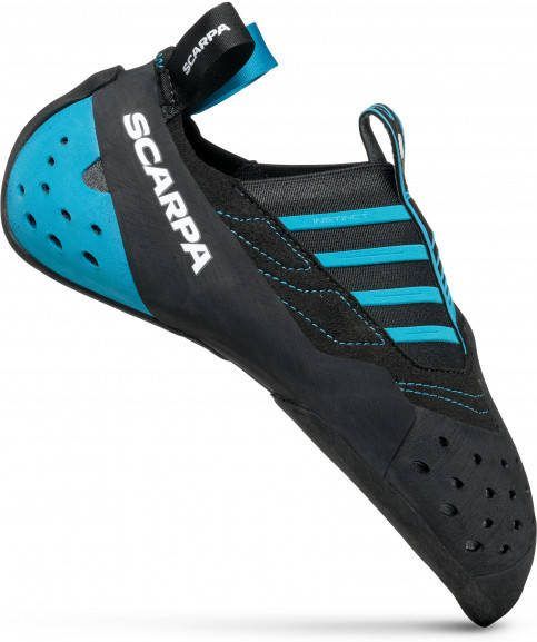 Scarpa Instinct S Klimschoenen zwart/blauw