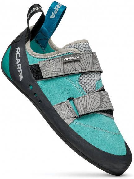 Scarpa Women's Origin Klimschoenen turkoois/grijs