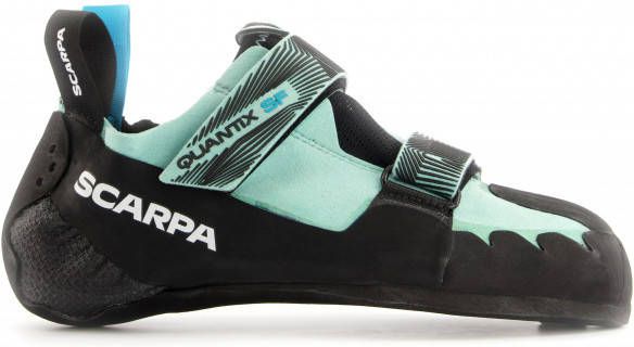 Scarpa Women's Quantix SF Klimschoenen zwart/turkoois