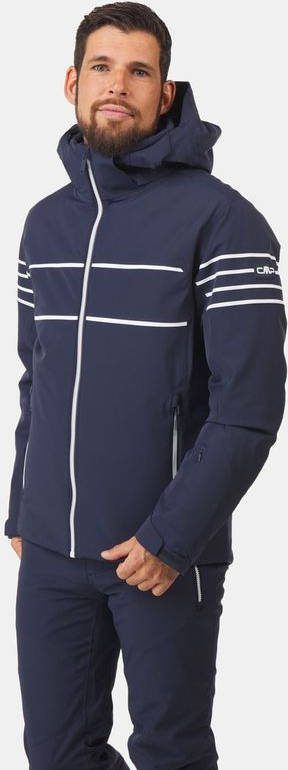 CMP Man Ski Jacket Zip Hood Jas Blauw