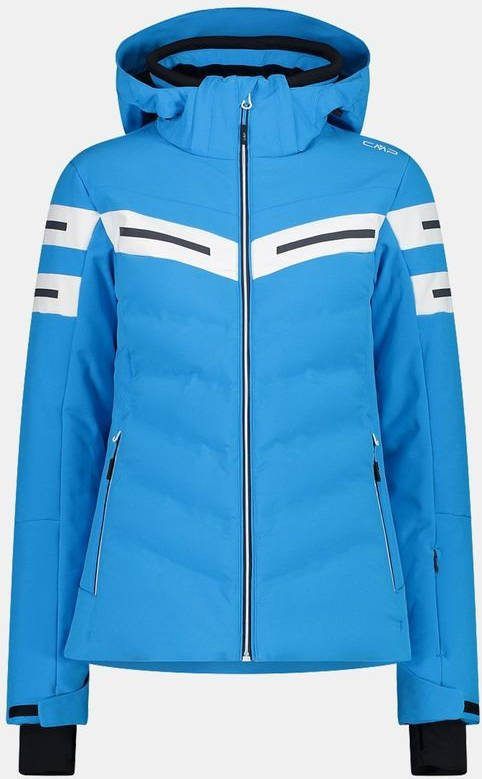 CMP Woman Ski Jacket Zip Hood Jas Blauw