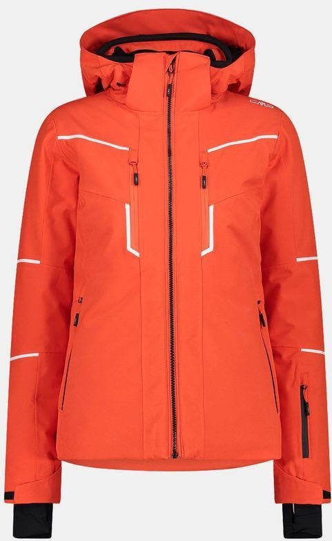 CMP Woman Ski Jacket Zip Hood Jas Rood