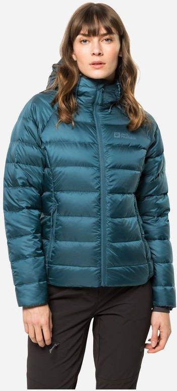 Jack Wolfskin Nebelhorn Dames Donsjas Blauw