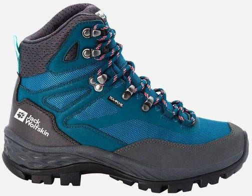 Jack Wolfskin Rebellion Guide Texapore Mid Dames Wandelschoen Blauw