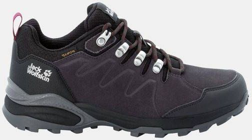 Jack Wolfskin Refugio Texapore Low Wandelschoen Dames Donkergrijs