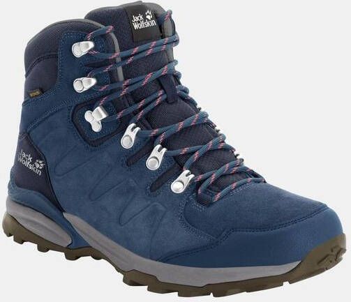 Jack Wolfskin Refugio Texapore Mid Wandelschoen Dames Donkerblauw