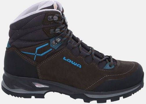 Lowa Lady Light LL Bergschoenen Dames Donkerbruin/Turkoois