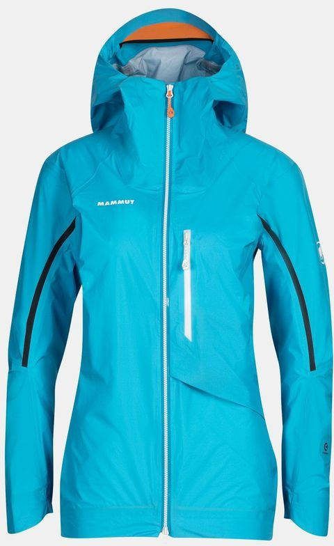 mammut Norwand Light Hooded Hardshell Jas Dames Blauw