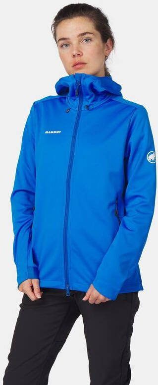 mammut Ultimate VII Hooded Softshell Jas Dames Blauw