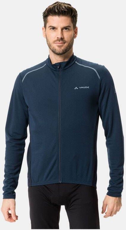 Vaude Matera LS Tricot Fietsshirt Blauw