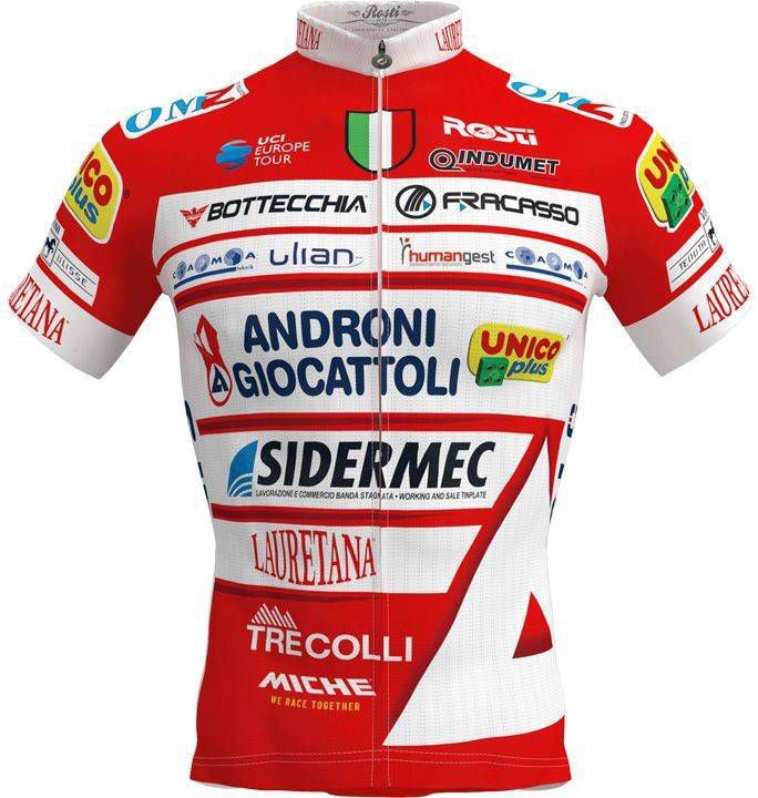 Androni Giocattoli-Sidermec 2019 fietsshirt met korte mouwen fietsshirt met kort