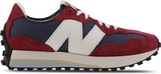 New Balance 327 Heren Schoenen Blue Leer, Textil