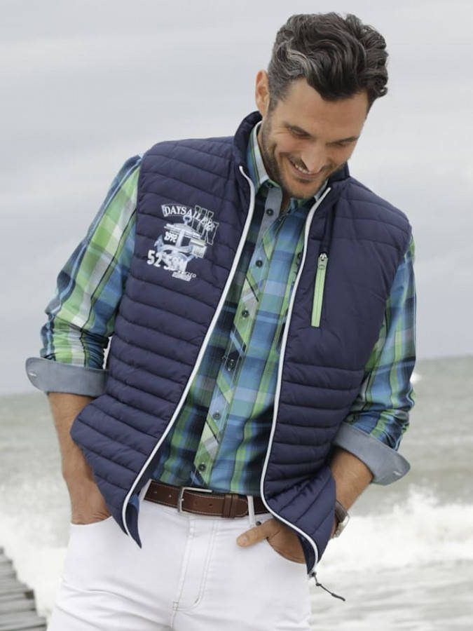 BABISTA Bodywarmer voor het voor en najaar Marine