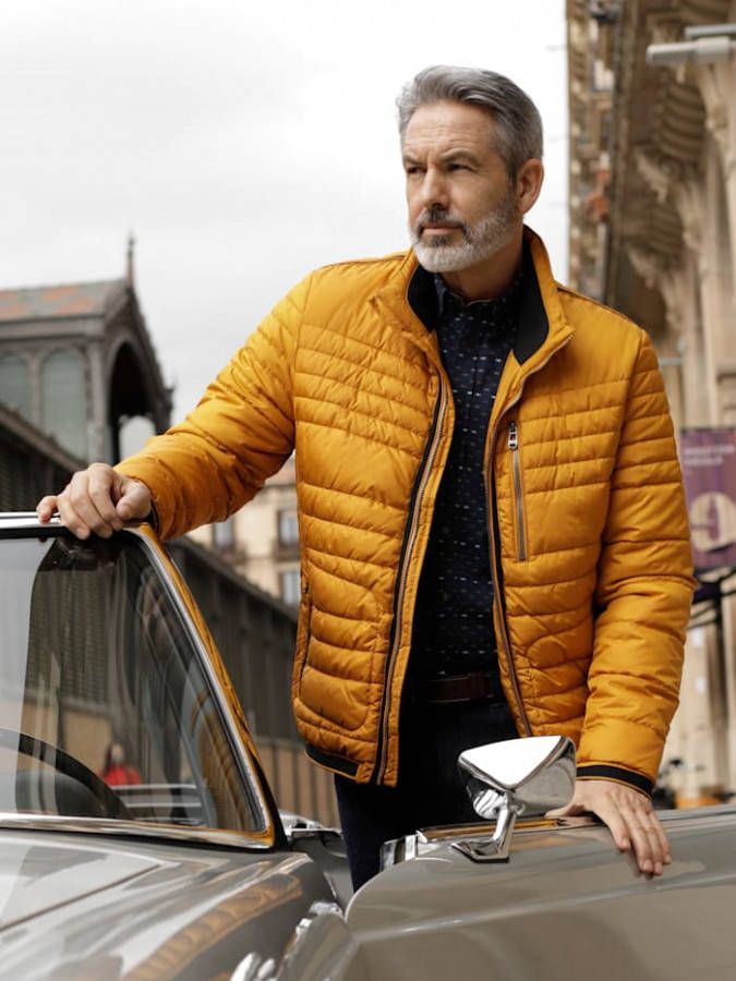 BABISTA Jas met Hightech coating Mosterdgeel