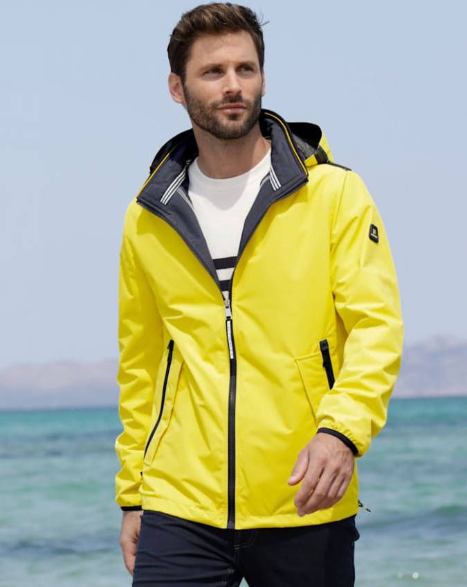 BABISTA Jas met waterdichte buitenlaag Geel