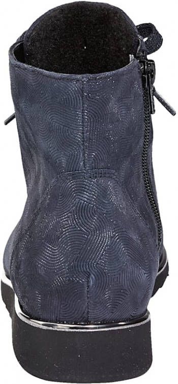 Waldläufer Hoge veterschoen met EVA zool Donkerblauw