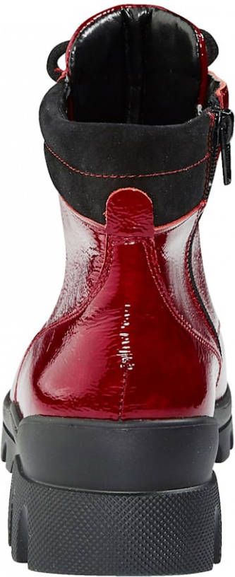 Waldläufer Hoge veterschoen met lichte EVA zool Rood