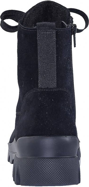 Waldläufer Hoge veterschoen Zwart