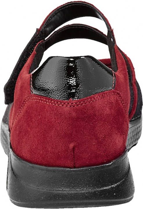 Waldläufer Klittenbandschoen met luchtgepolsterde EVA zool Rood