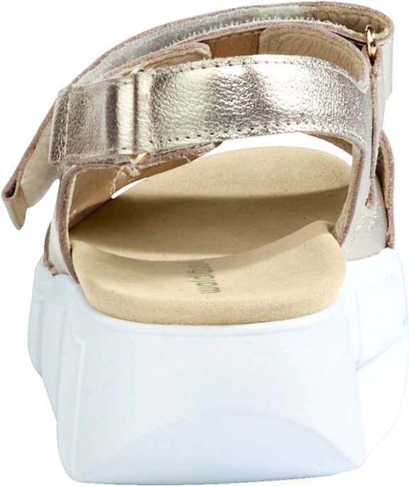 Waldläufer Sandaaltje met luchtgepolsterde EVA zool Goudkleur