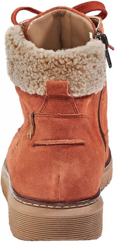 Waldläufer Veterlaarsje van hoogwaardig leer Roest