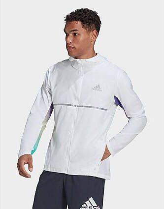 Adidas Own the Run Colorblock Jack White/Black/Purple Rush/Semi Mint Rush Heren