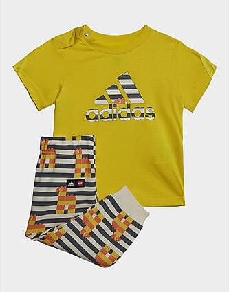 Adidas x Classic LEGO T shirt en Broek Set Yellow/Bright Yellow