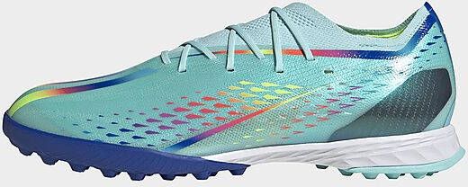Adidas X Speedportal.1 Turf Voetbalschoenen Clear Aqua/Solar Red/Power Blue Heren