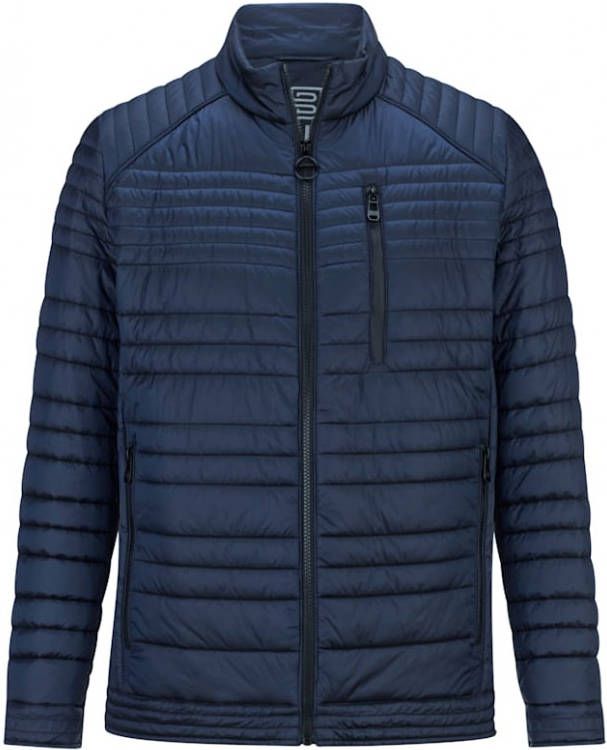 BABISTA Gewatteerde jas met subtiele glans Donkerblauw