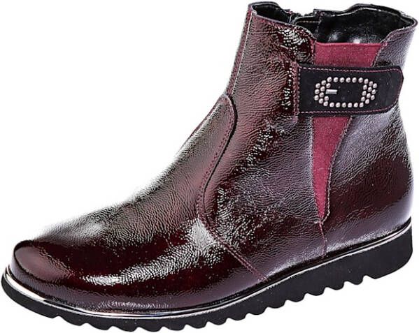 Waldläufer Enkellaarsje met EVA zool Bordeaux