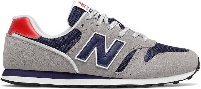 New Balance 373 sneakers grijs/donkerblauw/rood