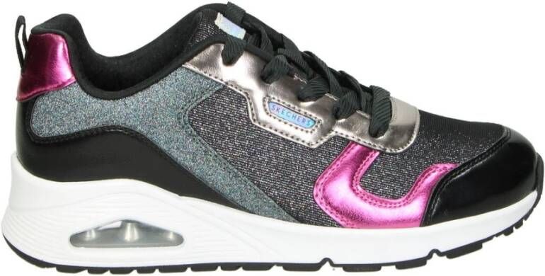 Skechers Sneakers Uno Metallic Remix Zwart