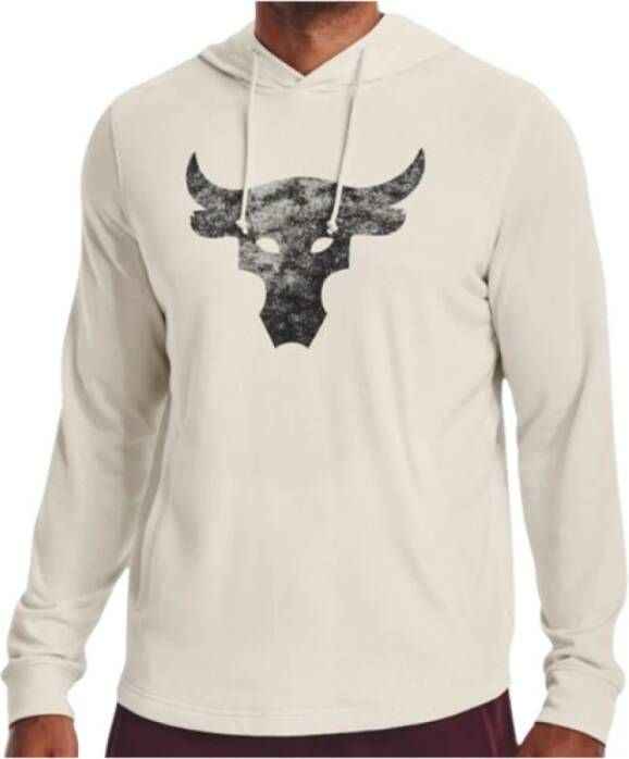 Under Armour Herenhoodie Project Rock Terry Summit Wit/Zwart