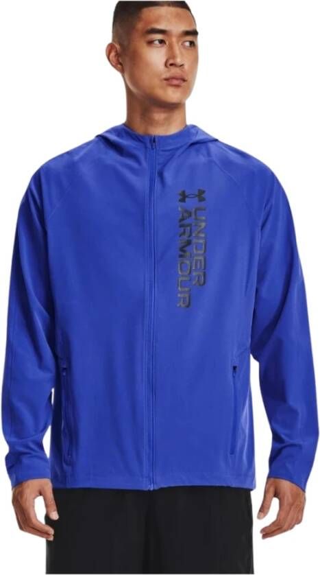 Under Armour Herenjack OutRun The Storm Versa Blauw/Reflecterend