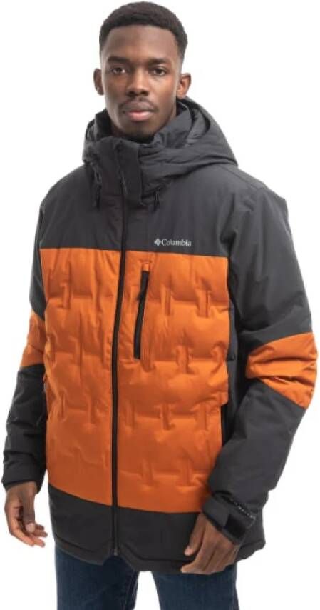 Columbia Gewatteerde jassen Oranje Heren
