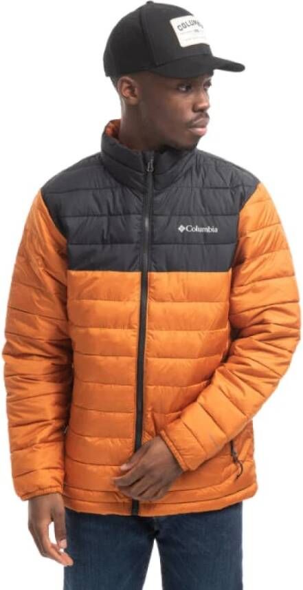 Columbia Gewatteerde jassen Oranje Heren