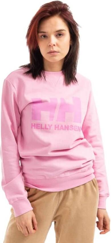 Helly Hansen Bluza Logo Crew Sweat 34003 095 , Roze, Dames