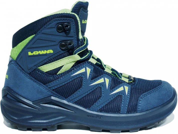 Lowa Innox Pro GTX Mid Wandelschoenen Meisjes Blauw/Limoengroen
