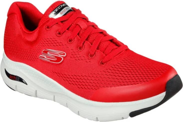 Skechers Sneakers , Rood, Heren